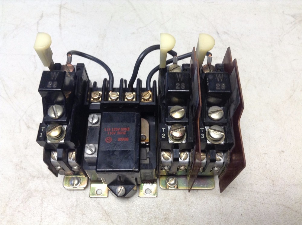 Allen Bradley 509-TOD Size 00 Contactor Starter 509TOD 115-120/110 VAC Coil