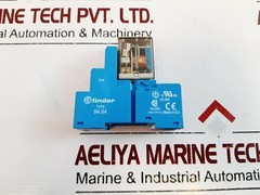 FINDER 94.04 Power Relay With Socket 24V DC 5A 250V