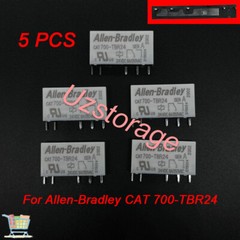 5 x Power Relay Replace For Allen-Bradley CAT 700-TBR24 6A 250VAC 24VDC 5-Pins