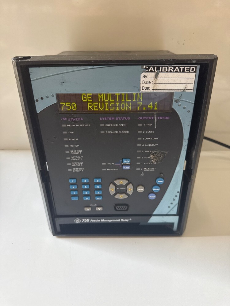 GE MULTILINE SR750 FEEDER MANAGEMENT REALY 750-P1-G1-S1-HI-A20-R-E-H ( ch photos