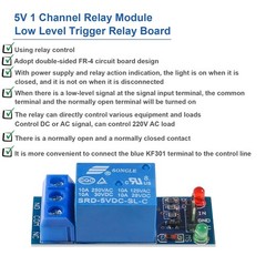 DC 5V 1 Channel Relay Module Interface Board Shield Low Lev Size: 5V 1-CHANNEL
