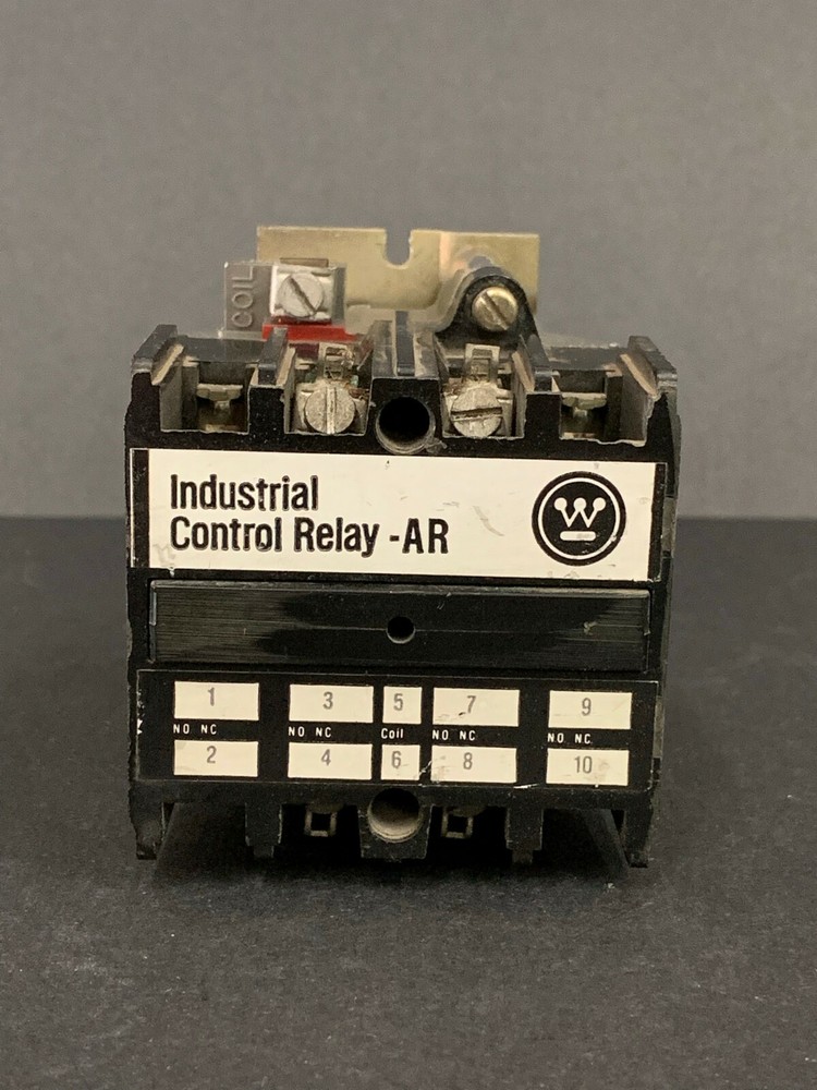 Westinghouse AR4A Industrial Control Relay 766A023G01 600 VAC 10 A