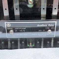 GE 12HFA51A46F HFA Multi-Contact Auxiliary Relay 24V DC/CY Brand New USA