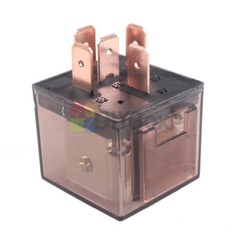 DC 12V 80A AMP 1NO 1NC SPDT 5 Pins Green Indicator Light Truck Car Relay