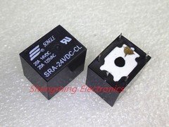 10PCS SRA-24VDC-CL T74 DC 24V Coil 20A PCB General Purpose Relay 5 Pins SPDT
