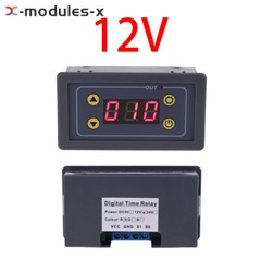 DC5/12/24V AC110-220V Delay Time Relay Module Timing Delay Cycle Switch Timer