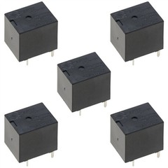 5 x 12V Mini Changeover Power PCB Relay 20A 5-Pin SPDT