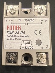 SSR-25DA Solid State Relay Module 25A/250V DC 3-32V Input AC 24-380V Output