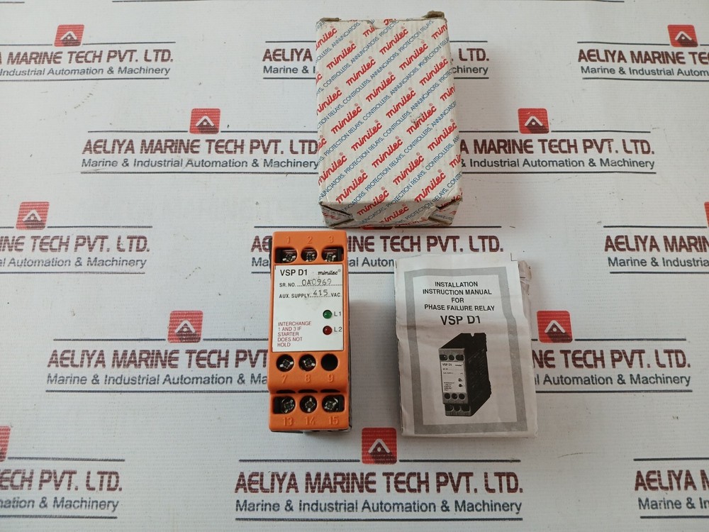 Minilec VSP D1 Phase Failure Relay 415VAC