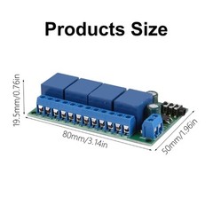 Professional 4 Channel DTMF Relays Module for Remote Device/Systems Operates