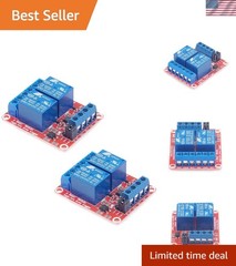 2PCS 24V 2 Channel Relay Module With Optocoupler High Low Level Trigger