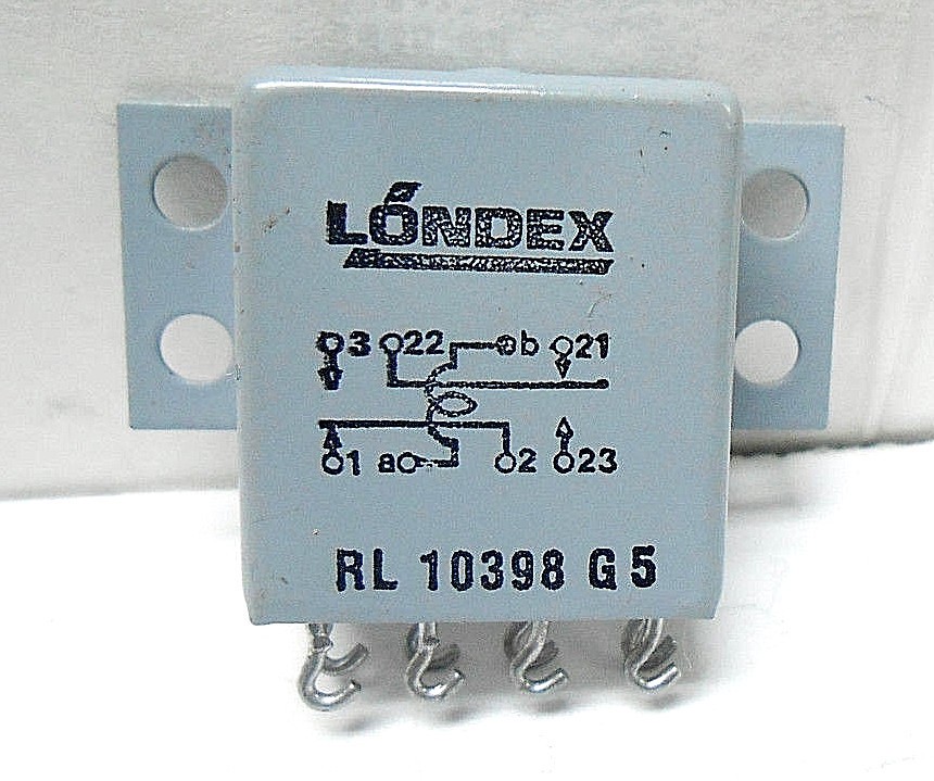 RL-10398-G5 LONDEX RELAY 24 VOLTS DIRECT CURRENT NEW OLD STOCK