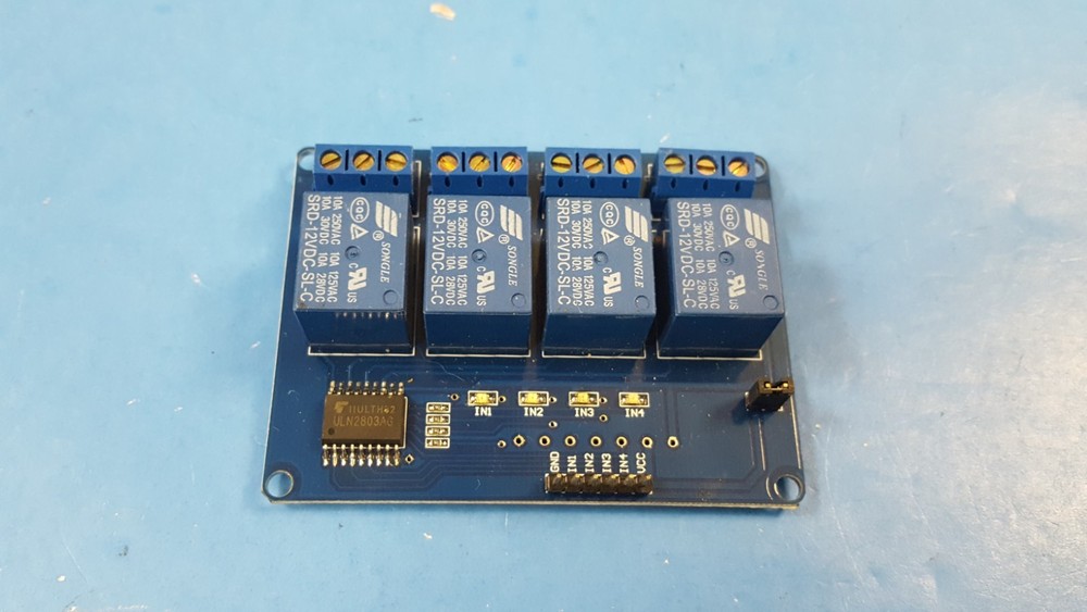 2 PCS- 4 CHANNEL DC 5V RELAY MODULE FOR ARDUNIO, RASBERRY PI