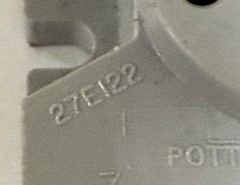 Potter and Brumfield 27E122 Relay Socket