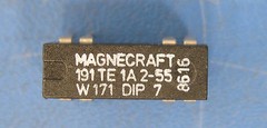 MAGNECRAFT RELAY 191TE1A2-55, NSN: 5945-01-026-2542 Alt. #: W171DIP7