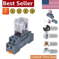 Reliable 8-Pin Electromagnetic Power Relay – 10A 12V DC with LED Indicator