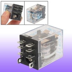 JQX-13F DC 12V Coil 8 Pin AC 10A/240V DC 10A/28V DPDT Power Relay