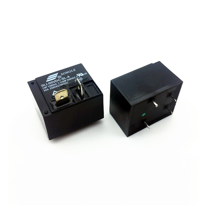 5Pcs SONGLE SLI-05VDC-SL-A Power Relay 30A 250VAC 4 Pin