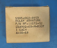 CP Clare Relay RP-11573-G2, NIB, NSN: 4935-00-970-0863 **LOT OF 5**