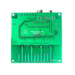 DC 7V-24V Modbus RTU 4Channel Relay Switch Module RS232/TTL UART Interface-