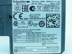 192841 New-No Box; Schneider LRD22 Thermal Overload Relay; 690V; 16-24A