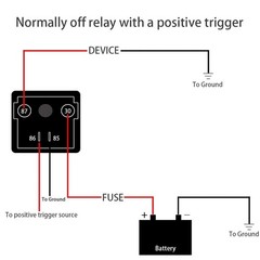 Reliable 120A SPST Relay Set – 12V Heavy-Duty Performance for Automotive Needs