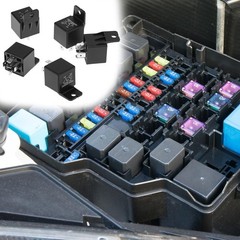 5 Pack 24V 40A 5 Pin SPDT Automotive Relays JD2912 Power Starter Light Relay Kit