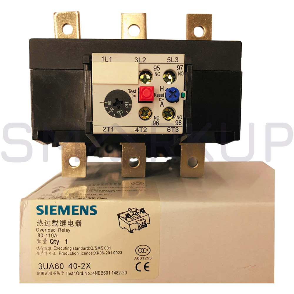 New In Box SIEMENS 3UA6040-2X Overload Relay 80–110A