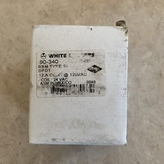 White Rodgers / Steveco 90-340 Switching Relay DPDT 24VAC Coil 91-901
