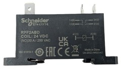 Schneider RPF2ABD Power Relay 24Vdc Coil 2 Form A DPST-NO 30A Contacts NEW