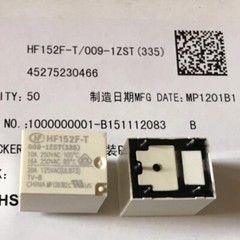 HF152F-T-009-1ZST(335) 9VDC 10A 5 Pins Power Relay (Pack of 5)