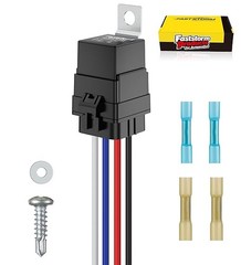 1 Pack 4 PIN 12V DC IP65 Waterproof Relay with Harness 40/30 AMP Relay Switch –