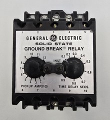 General Electric TGSR12 Solid State Ground Break Relay 120VAC 125VDC 50/60Hz