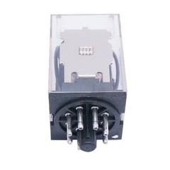 JTX-2C MK2P-I DPDT Power Relay Plug-in Terminal Socket Base DC 12 Size: DC 12V
