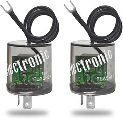 LED Flasher Relay 2 Pins 12V (Pack of 2) – Heavy Duty Turn Signal Flasher Relay