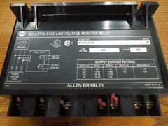 Allen Bradley Bulletin 813S Line Voltage Monitor Relay 813S-VOB 480V Used