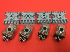 Potter & Brumfield – KRP14AG – 24V – Relay w/Socket – LOT OF (4)