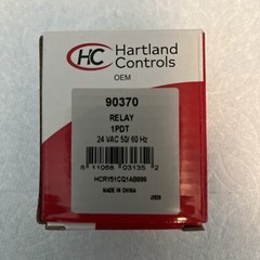 6 Relays 24VAC 50/60Hz Hartland Controls 90370 New In Box