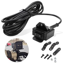 12V Winch Switch with Mounting Bracket Winch Rocker Thumb Switch for ATV