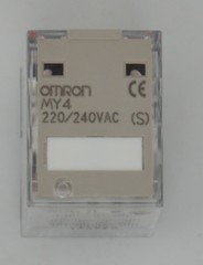 Omron MY4-AC220/240(S) 4PDT 240VAC Coil Square Base PlugIn Relay 14 Pin 3A 1YDD4