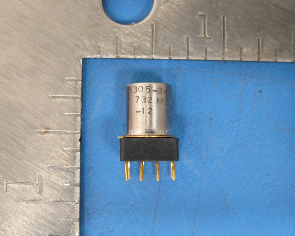 Teledyne Relay, 732M2-12/SG, DPDT, DC-1983, NEW W/GOLD LEADS,