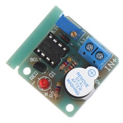 Anti Over Discharge Low Voltage Protection Module Audible Alarm Buzzer 9V 12V GA