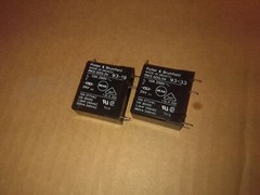 lot of 2 Potter Broomfield RKS-5DG-24 5-Pin 24V SPDT 10A PCB Relay TE