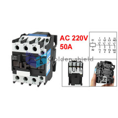 CJX2-3210 3 Phase 3P NO AC Contactor DIN Rail Mount 220V Coil 660V 50AKd