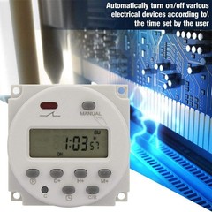 DC 12V 16A LCD Digital Timer Switch Electronic Power Time Relay Programmable