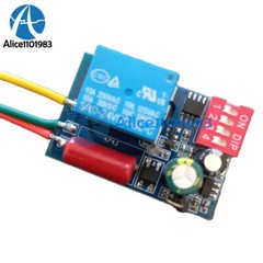 220V Power on Delay Relay Module Time delay Off switch Controller with LED