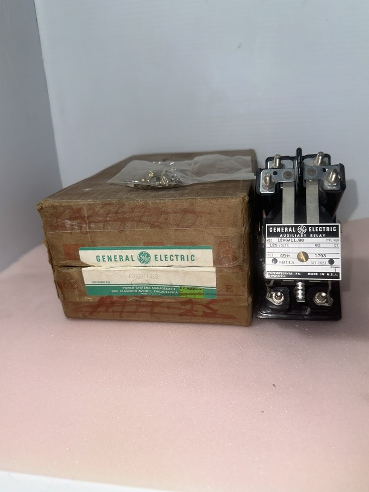 GE 12HGA11J98 Auxiliary Relay