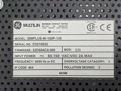 General Electric 269PLUS-W-100P-120 *WITH KEYPAD* Motor Management Relay