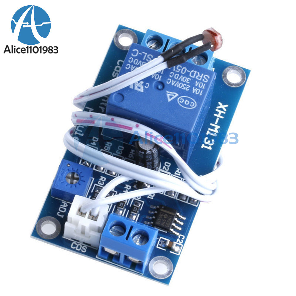 DC 5V/12V/24V Light Control Switch Photoresistor Relay Module Detection Sensor