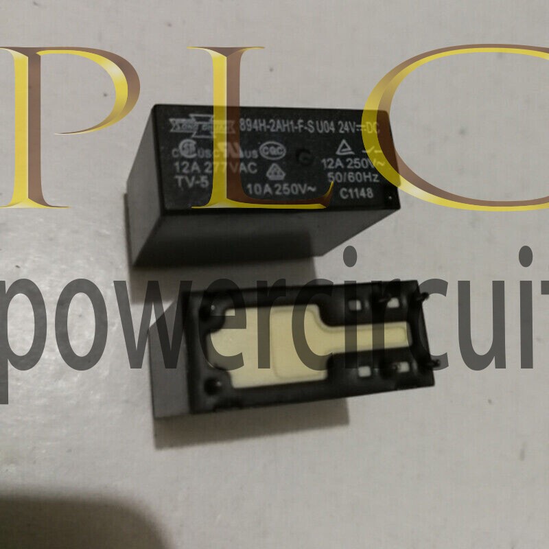 10Pcs SONG CHUAN 894H-2AH1-F-S U04 24VDC Power Relay 12A 277VAC 6Pin NEW~